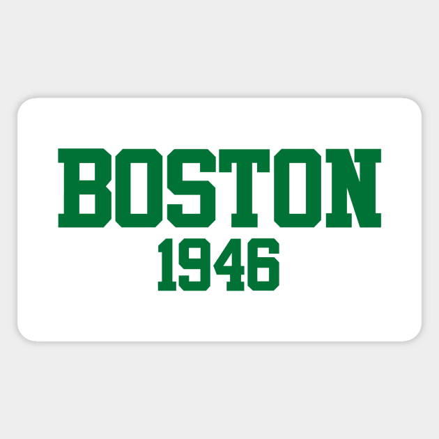 Boston 1946 Sticker by GloopTrekker